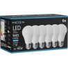Mexen Nova 6x żarówka LED E27, A60, 9W, Zimna - 6500K, 945 lm - L100-E27-0965-01x06