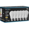 Mexen Nova 6x żarówka LED E27, A60, 12W, Ciepła - 3000K, 1260 lm - L100-E27-1230-01x06