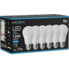Mexen Nova 6x żarówka LED E27, A60, 12W, Zimna - 6500K, 1260 lm - L100-E27-1265-01x06