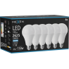 Mexen Nova 6x żarówka LED E27, A95, 25W, Zimna - 6500K, 2625 lm - L100-E27-2565-01x06