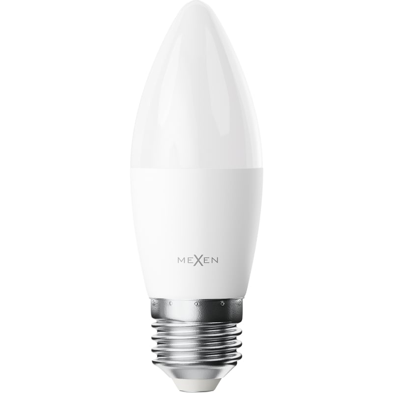 Mexen Nova 6x żarówka LED E27, C37, 10W, Neutralna - 4000K, 1055 lm - L102-E27-1040-01x06