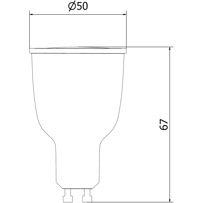 Mexen Nova 3x żarówka LED GU10, 12W, Neutralna - 4000K, 1260 lm - L108-GU10-1240-01x03