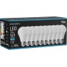 Mexen Nova 10x żarówka LED E27, A60, 5W, Zimna - 6500K, 525 lm - L100-E27-0565-01x10