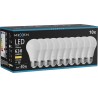 Mexen Nova 10x żarówka LED E27, A60, 6W, Ciepła - 3000K, 630 lm - L100-E27-0630-01x10