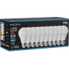Mexen Nova 10x żarówka LED E27, A60, 8W, Zimna - 6500K, 840 lm - L100-E27-0865-01x10