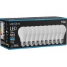 Mexen Nova 10x żarówka LED E27, A60, 9W, Zimna - 6500K, 945 lm - L100-E27-0965-01x10