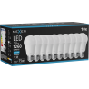 Mexen Nova 10x żarówka LED E27, A60, 12W, Zimna - 6500K, 1260 lm - L100-E27-1265-01x10