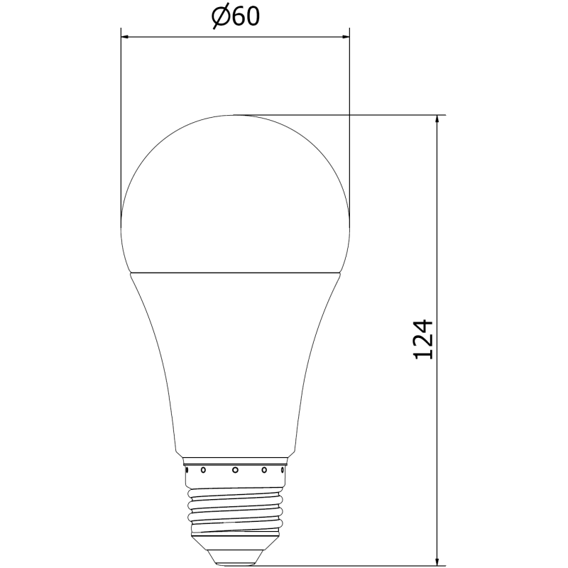 Mexen Nova 10x żarówka LED E27, A60, 15W, Ciepła - 3000K, 1575 lm - L100-E27-1530-01x10