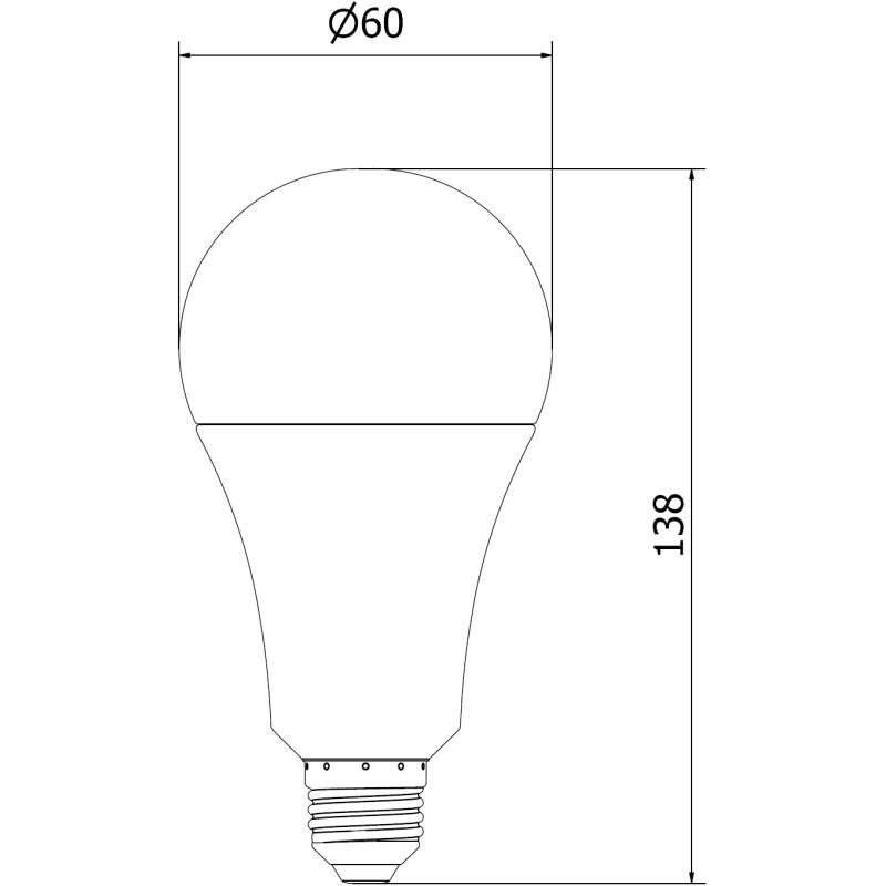 Mexen Nova 10x żarówka LED E27, A70, 18W, Neutralna - 4000K, 1890 lm - L100-E27-1840-01x10