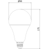 Mexen Nova 10x żarówka LED E27, A95, 25W, Neutralna - 4000K, 2625 lm - L100-E27-2540-01x10