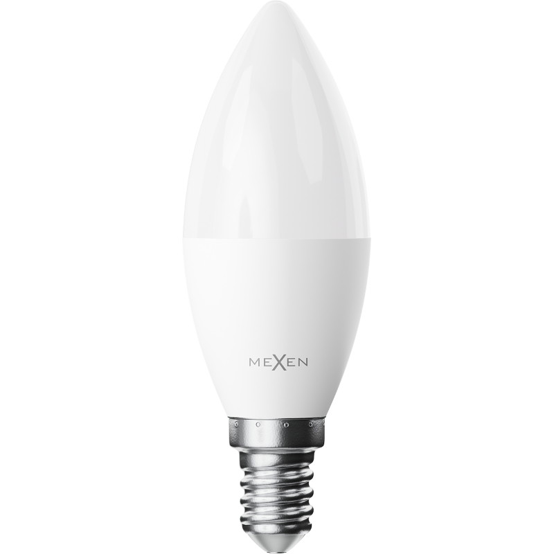 Mexen Nova 10x żarówka LED E14, C37, 8W, Zimna - 6500K, 840 lm - L102-E14-0865-01x10