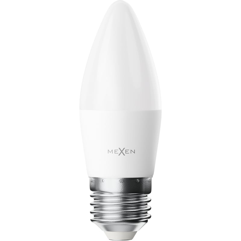 Mexen Nova 10x żarówka LED E27, C37, 5W, Ciepła - 3000K, 525 lm - L102-E27-0530-01x10