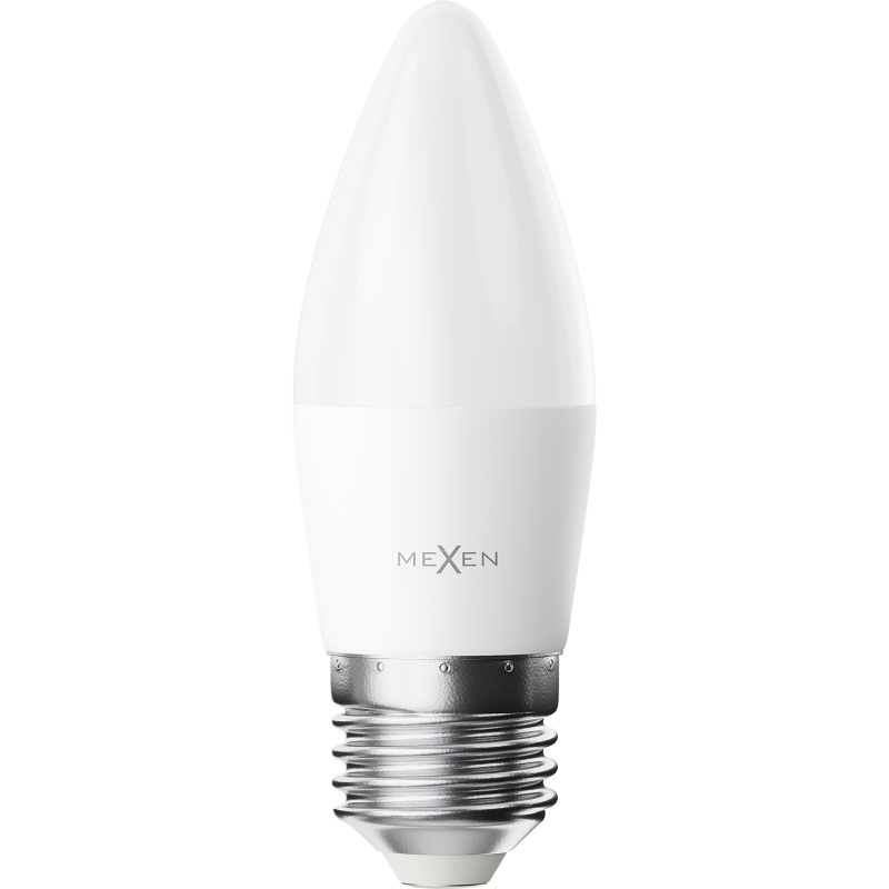Mexen Nova 10x żarówka LED E27, C37, 8W, Ciepła - 3000K, 840 lm - L102-E27-0830-01x10