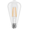 Mexen Vintis 3x żarówka filament LED E27, ST64, 8W, Ciepła - 2200K, 1055 lm, clear - L152-E27-0822-00x03