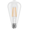 Mexen Vintis 6x żarówka filament LED E27, ST64, 8W, Ciepła - 2700K, 1055 lm, clear - L152-E27-0827-00x06