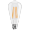 Mexen Vintis 6x żarówka filament LED E27, ST64, 10W, Ciepła - 2200K, 1320 lm, clear - L152-E27-1022-00x06