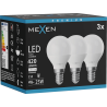 Mexen Nova 3x żarówka LED E14, G45, 4W, Neutralna - 4000K, 420 lm - L101-E14-0440-01x03