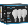 Mexen Nova 3x żarówka LED E14, G45, 6W, Zimna - 6500K, 630 lm - L101-E14-0665-01x03