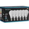Mexen Nova 6x żarówka LED E14, G45, 9W, Zimna - 6500K, 945 lm - L101-E14-0965-01x06