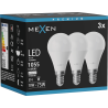 Mexen Nova 3x żarówka LED E14, G45, 10W, Neutralna - 4000K, 1055 lm - L101-E14-1040-01x03