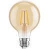 Mexen Vintis 3x żarówka filament LED E27, G80, 2W, Ciepła - 2200K, 180 lm, amber - L155-E27-0222-50x03