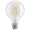 Mexen Vintis 3x żarówka filament LED E27, G80, 4W, Ciepła - 2700K, 470 lm, clear - L155-E27-0427-00x03