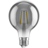 Mexen Vintis 6x żarówka filament LED E27, G80, 2W, Ciepła - 2200K, 150 lm, smoke - L155-E27-0222-70x06