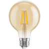 Mexen Vintis 10x żarówka filament LED E27, G80, 6W, Ciepła - 2700K, 400 lm, amber - L155-E27-0627-50x10