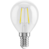 Mexen Vintis 3x żarówka filament LED E14, G45, 2W, Neutralna - 4000K, 240 lm, clear - L156-E14-0240-00x03