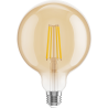 Mexen Vintis 3x żarówka filament LED E27, G125, 8W, Ciepła - 2200K, 750 lm, amber - L158-E27-0822-50x03