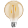 Mexen Vintis 6x żarówka filament LED E27, G95, 2W, Ciepła - 2200K, 180 lm, amber - L157-E27-0222-50x06