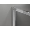Mexen Exo-3S kabina prysznicowa 3-ścienna uchylna 70 x 110 cm, transparent, chrom - 814-070-110-01-00-3S