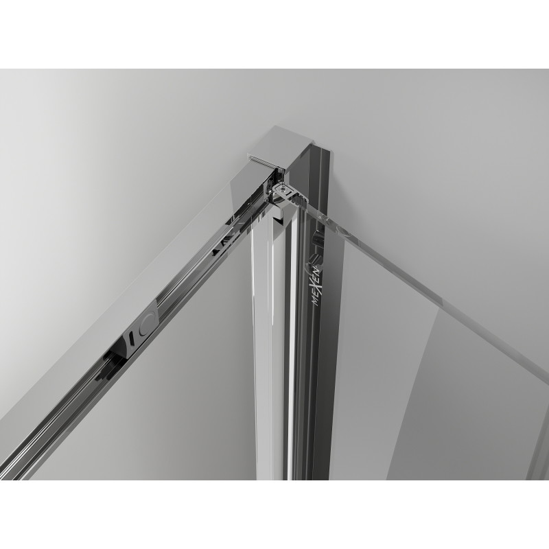 Mexen Exo-F 3S kabina prysznicowa 3-ścienna składana 95 x 80 cm, transparent, chrom - 816-095-080-01-00-3S