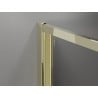 Mexen Exo-F 3S kabina prysznicowa 3-ścienna składana 100 x 80 cm, transparent, złota - 816-100-080-50-00-3S