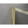Mexen Exo-F 3S kabina prysznicowa 3-ścienna składana 100 x 85 cm, transparent, złota - 816-100-085-50-00-3S