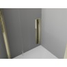 Mexen Exo-F 3S kabina prysznicowa 3-ścienna składana 75 x 120 cm, transparent, złota - 816-075-120-50-00-3S