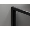 Mexen Exo-F 3S kabina prysznicowa 3-ścienna składana 75 x 75 cm, transparent, czarna - 816-075-075-70-00-3S