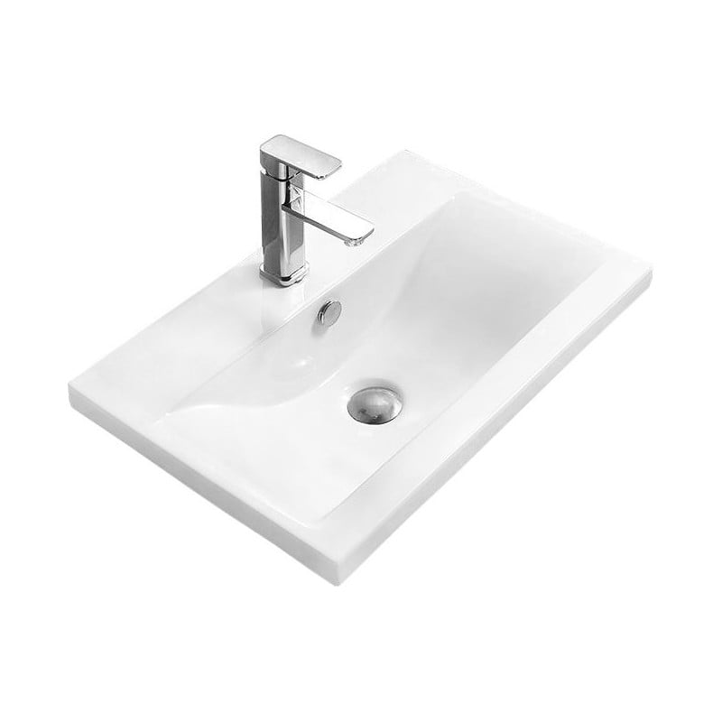Mexen Emma umywalka wpuszczana w blat 51 x 39 cm, biała - 25055100
