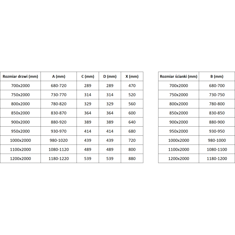 Mexen Exo-3S kabina prysznicowa 3-ścienna składana 85 x 110 cm, transparent, czarna - 816-085-110-70-00-3S