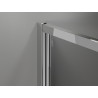 Mexen Exo-B 3S kabina prysznicowa 3-ścienna uchylna 100 x 90 cm, transparent, chrom - 817-100-090-01-00-3S
