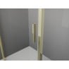 Mexen Exo-B 3S kabina prysznicowa 3-ścienna uchylna 85 x 95 cm, transparent, złota - 817-085-095-50-00-3S