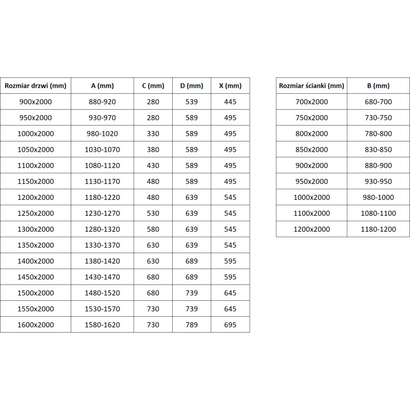 Mexen Exo-R 3S kabina prysznicowa 3-ścienna uchylna 100 x 80 cm, transparent, chrom - 819-100-080-01-00-3S