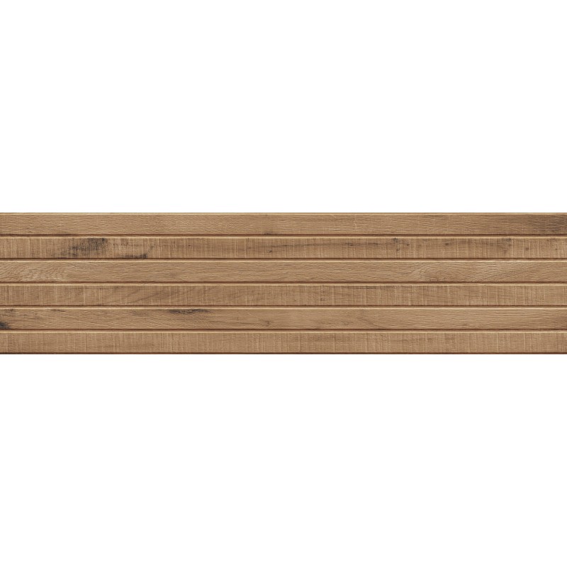 Mexen Western Wood Walnut gres szkliwiony rekt. G1, płytka drewnopodobna ścienna 120 x 30 cm, mat - TL702-120-030-54