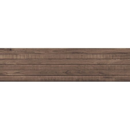 Mexen Western Wood Choco gres szkliwiony rekt. G1, płytka drewnopodobna ścienna 120 x 30 cm, mat - TL702-120-030-56