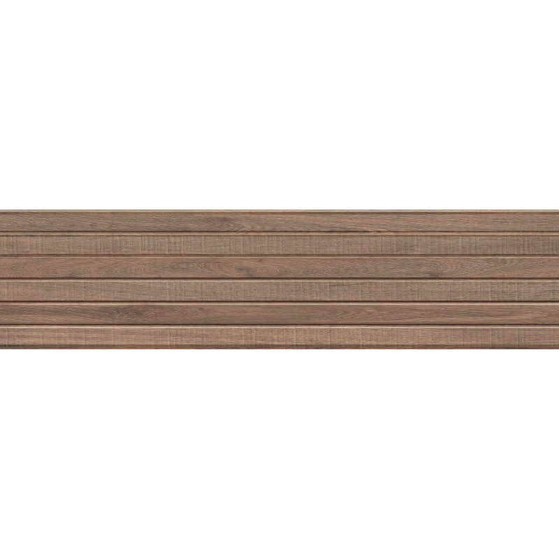 Mexen Mulberry Wood Brown gres szkliwiony rekt. G1, płytka drewnopodobna ścienna 120 x 30 cm, mat - TL703-120-030-50