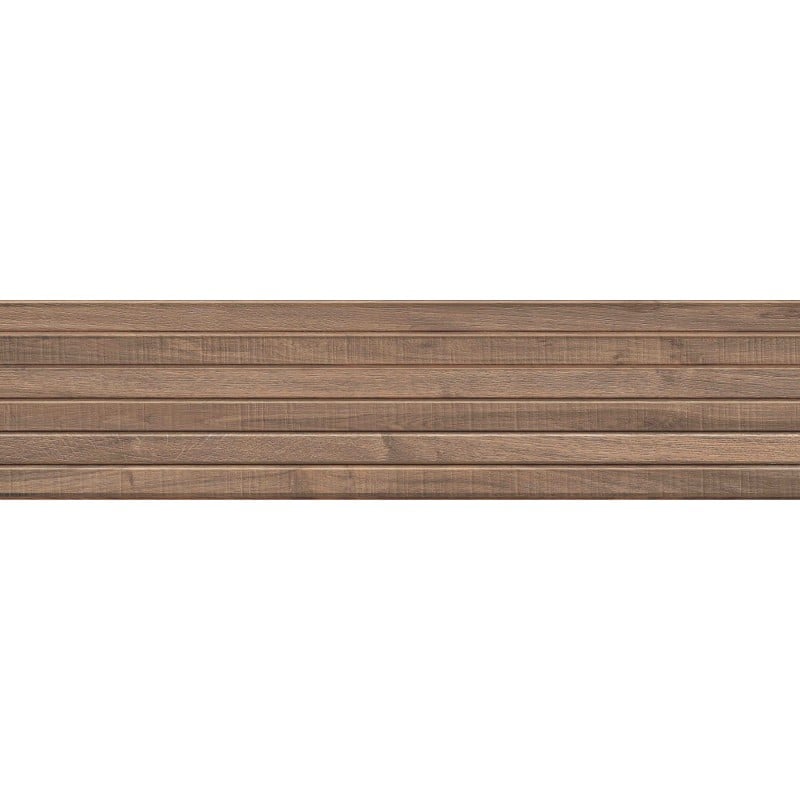 Mexen Mulberry Wood Brown gres szkliwiony rekt. G1, płytka drewnopodobna ścienna 120 x 30 cm, mat - TL703-120-030-50
