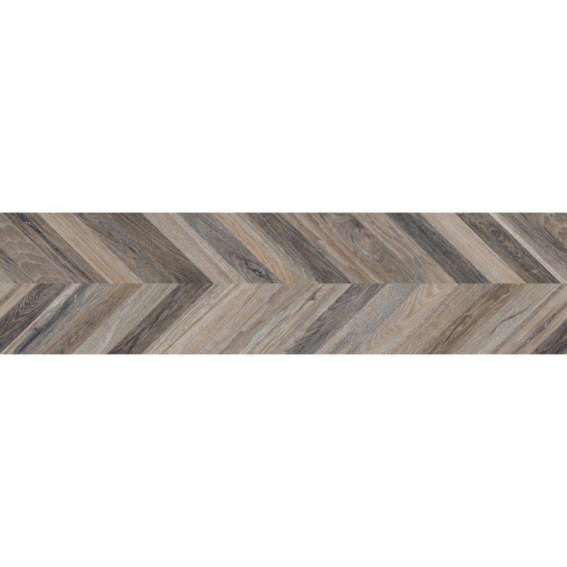 Mexen Native Black gres szkliwiony rekt. G1, płytka drewnopodobna podłogowo-ścienna 120 x 30 cm, carving - TL704-120-030-00