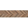 Mexen Native Brown gres szkliwiony rekt. G1, płytka drewnopodobna podłogowo-ścienna 120 x 30 cm, carving - TL704-120-030-01