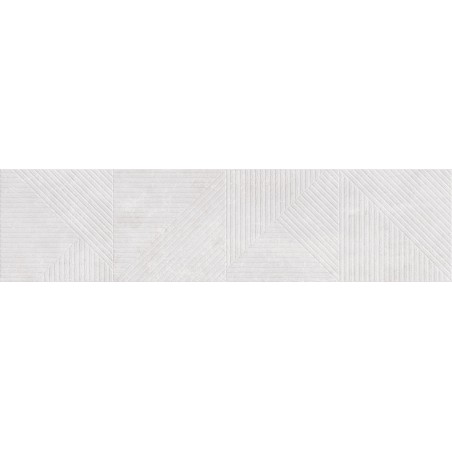 Mexen Magnifica Avenue Bianco gres szkliwiony rekt. G1, płytka ścienna 120 x 30 cm, mat - TL707-120-030-53