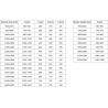Mexen Exo-R 3S kabina prysznicowa 3-ścienna uchylna 100 x 100 cm, transparent, złota - 819-100-100-50-00-3S